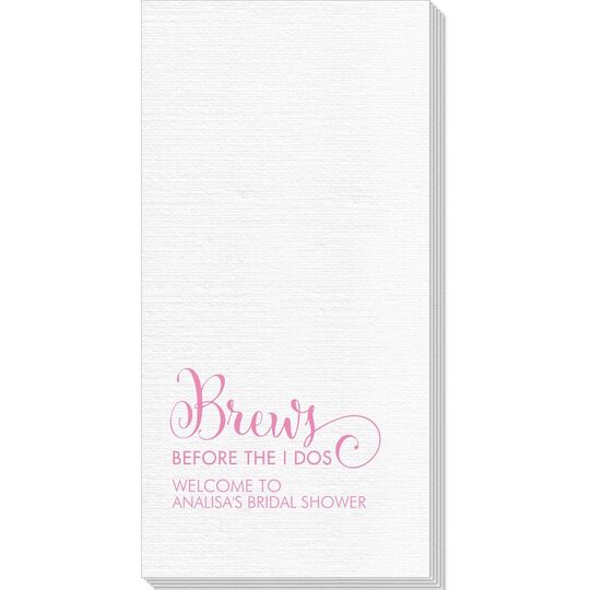 Brews Before The I Dos Deville Guest Towels