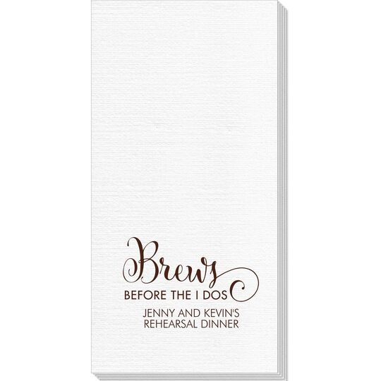 Brews Before The I Dos Deville Guest Towels