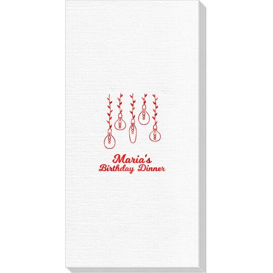 Hanging Vine Lights Deville Guest Towels