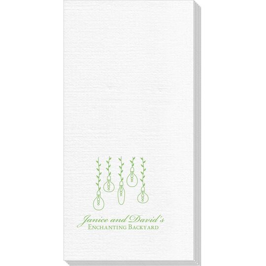 Hanging Vine Lights Deville Guest Towels