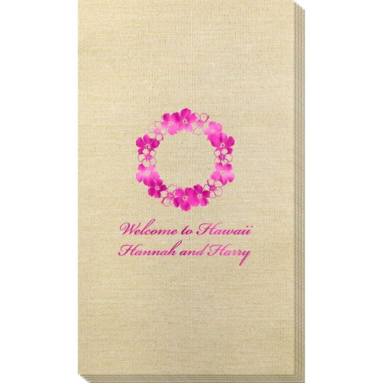 Hawaiian Lei Bamboo Luxe Guest Towels