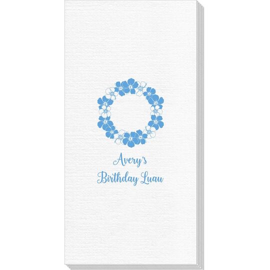 Hawaiian Lei Deville Guest Towels