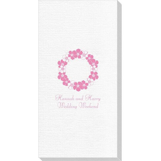 Hawaiian Lei Deville Guest Towels