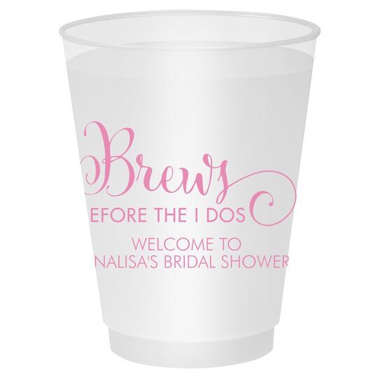 Brews Before The I Dos Shatterproof Cups