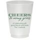 Cheers To Many Years Colored Shatterproof Cups Image 4 of 4