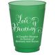 Love is Brewing Colored Shatterproof Cups Image 1 of 2