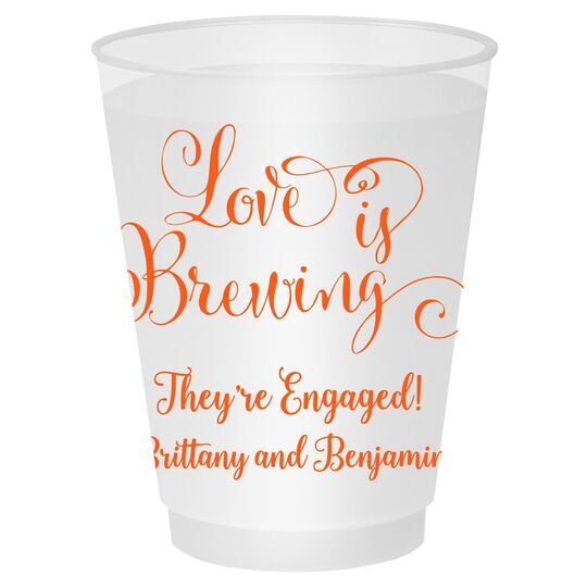 Love is Brewing Shatterproof Cups