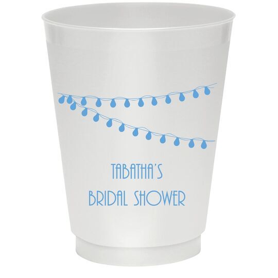 String Lights Colored Shatterproof Cups