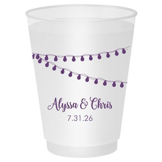 String Lights Shatterproof Cups