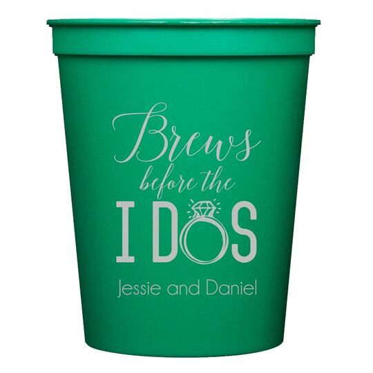 Brews Before The I Dos with Rings Stadium Cups