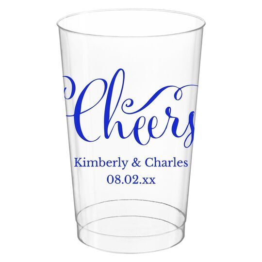 Curly Cheers Clear Plastic Cups