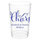 Curly Cheers Clear Plastic Cups Image 3 of 7