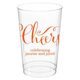 Curly Cheers Clear Plastic Cups Image 1 of 7