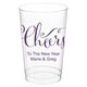 Curly Cheers Clear Plastic Cups Image 5 of 7
