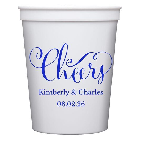 Curly Cheers Stadium Cups