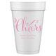 Curly Cheers Styrofoam Cups Image 5 of 7