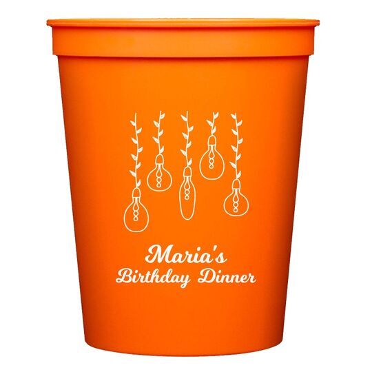 Hanging Vine Lights Stadium Cups