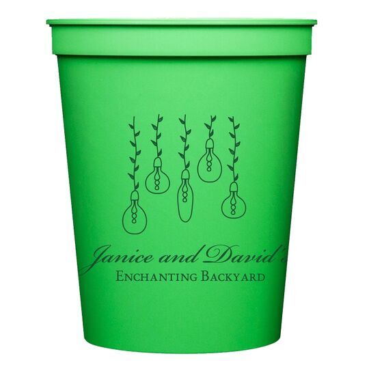 Hanging Vine Lights Stadium Cups