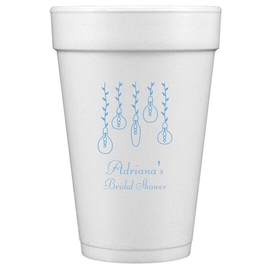 Hanging Vine Lights Styrofoam Cups