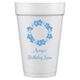 Hawaiian Lei Styrofoam Cups Image 1 of 4