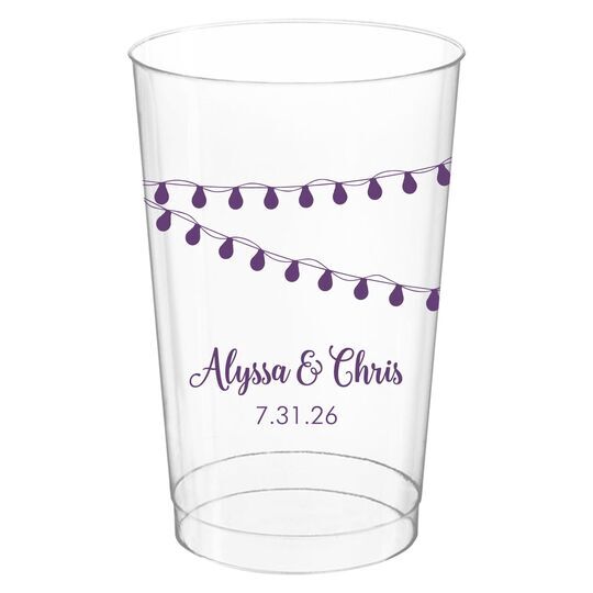 String Lights Clear Plastic Cups
