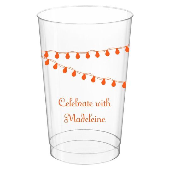 String Lights Clear Plastic Cups