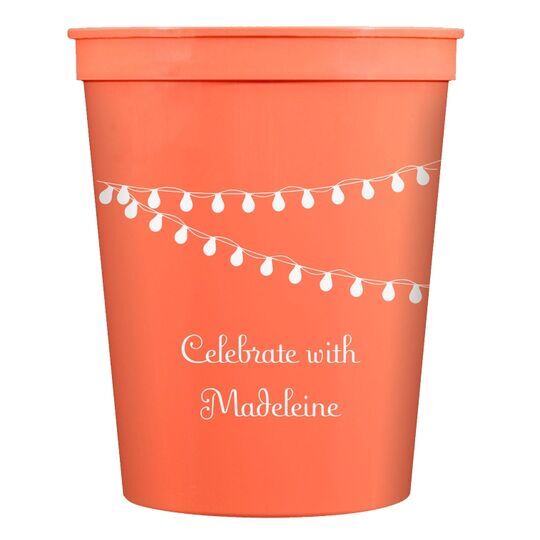 String Lights Stadium Cups