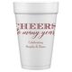 Cheers To Many Years Styrofoam Cups Image 2 of 4