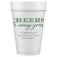 Cheers To Many Years Styrofoam Cups Image 4 of 4
