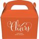 Curly Cheers Gable Favor Boxes Image 1 of 7