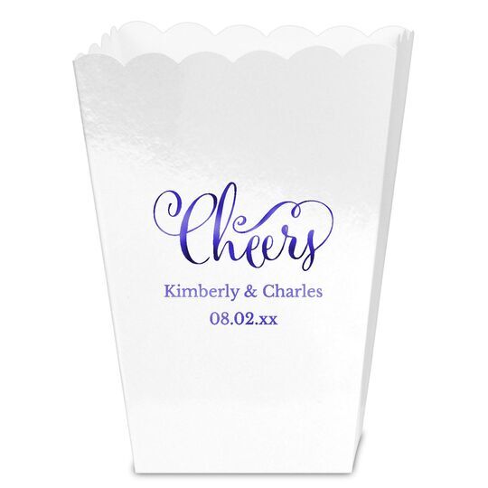 Curly Cheers Mini Popcorn Boxes