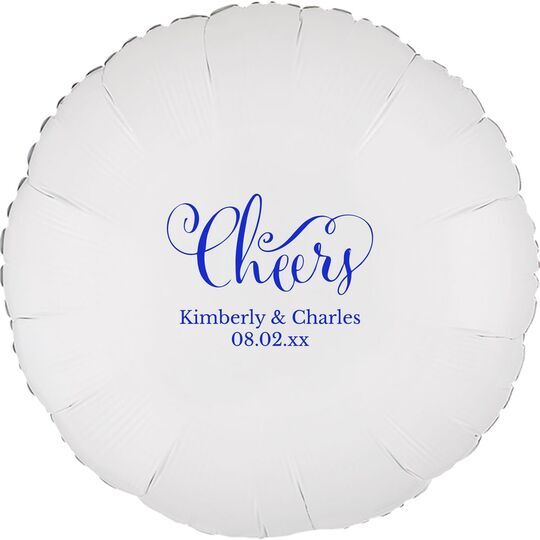 Curly Cheers Mylar Balloons