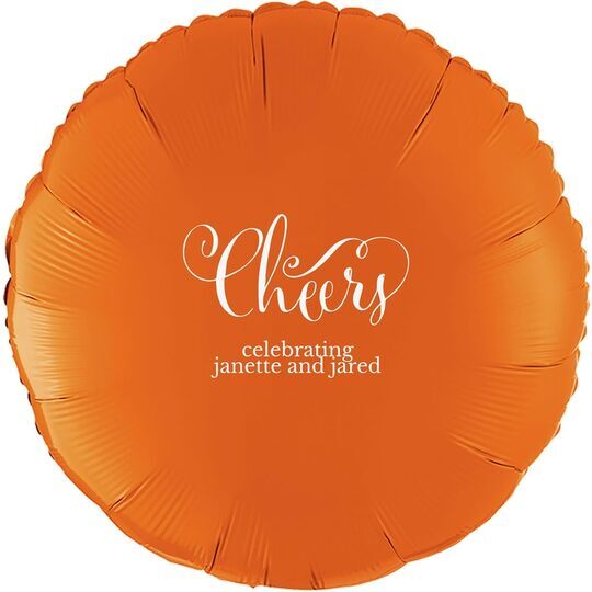 Curly Cheers Mylar Balloons