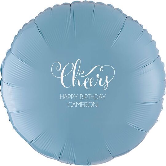 Curly Cheers Mylar Balloons