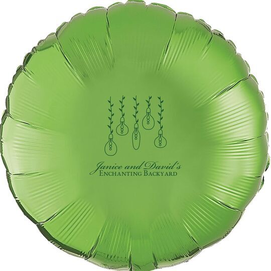 Hanging Vine Lights Mylar Balloons