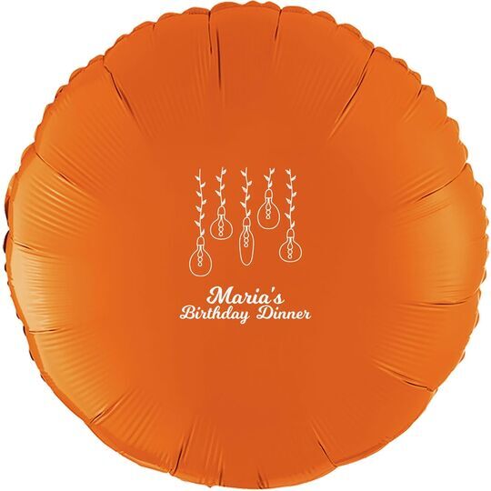 Hanging Vine Lights Mylar Balloons