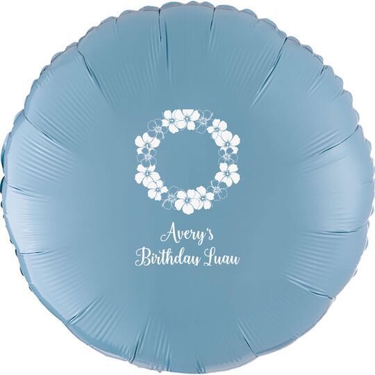 Hawaiian Lei Mylar Balloons