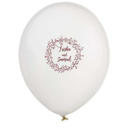 Vine Wreath Latex Balloons