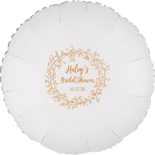 Vine Wreath Mylar Balloons