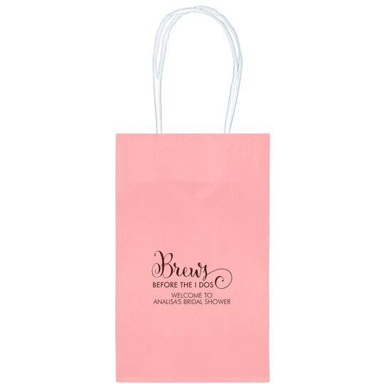 Brews Before The I Dos Medium Twisted Handled Bags