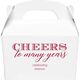 Cheers To Many Years Gable Favor Boxes Image 1 of 4
