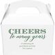 Cheers To Many Years Gable Favor Boxes Image 2 of 4