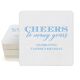 Cheers To Many Years Square Coasters Image 2 of 4