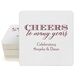 Cheers To Many Years Square Coasters Image 4 of 4