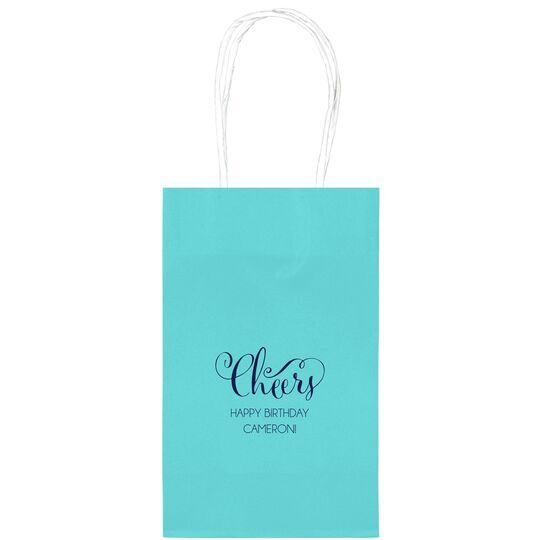 Curly Cheers Medium Twisted Handled Bags