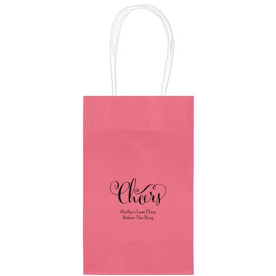 Curly Cheers Medium Twisted Handled Bags