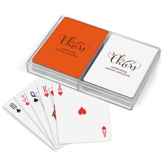 Curly Cheers Double Deck Playing Cards