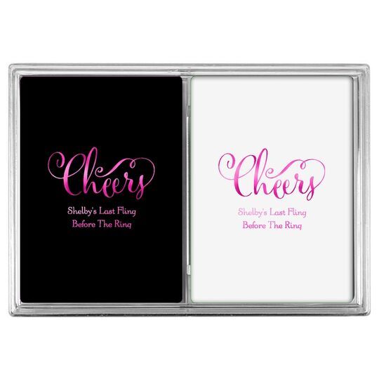 Curly Cheers Double Deck Playing Cards