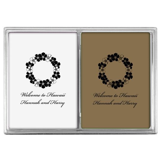 Hawaiian Lei Double Deck Playing Cards