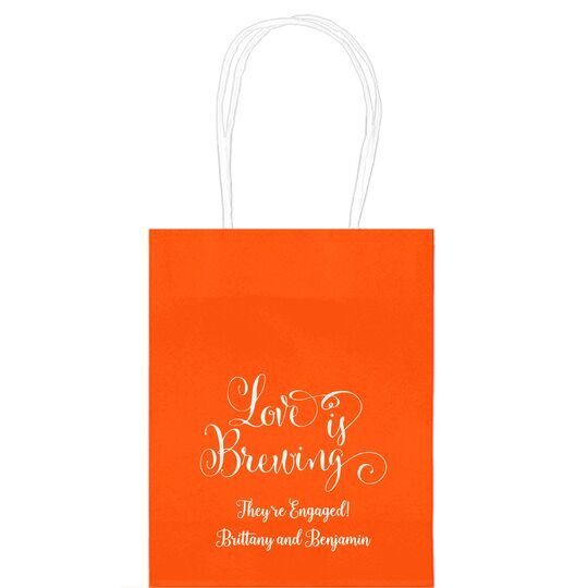 Love is Brewing Mini Twisted Handled Bags